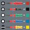 05006603001 - Kraftform Kompakt VDE Insulated Interchangeable Screwdriver Set, 7 Piece