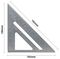 TL463 - 6" (150mm) Aluminium Rafter Square