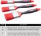FBPT036 - Loss Free Soft Grip Paint & Varnish Brush Set, 3 Piece