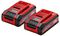 4511631 - Power X-Change Plus 2x 18V 3Ah Slimline Power Tool Batteries Twin Set