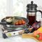 E4103SS - 1500W Single Electric Hot Plate, Polished Steel