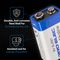 PELL0512 - 9V PP3 Ultra Alkaline Batteries, 4 Pack