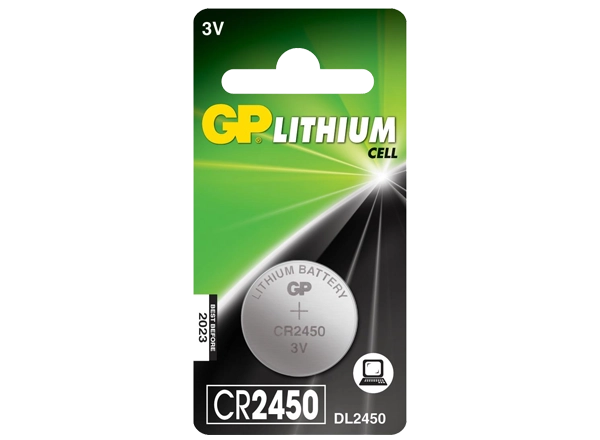 CR2450 3V Lithium Button Cell Battery