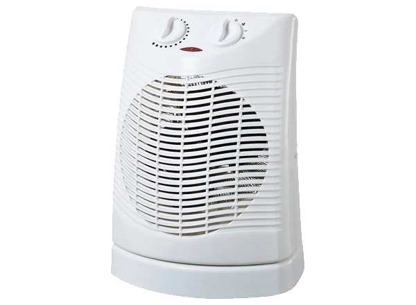 2kW Oscillating Fan Heater, 2 Settings, White