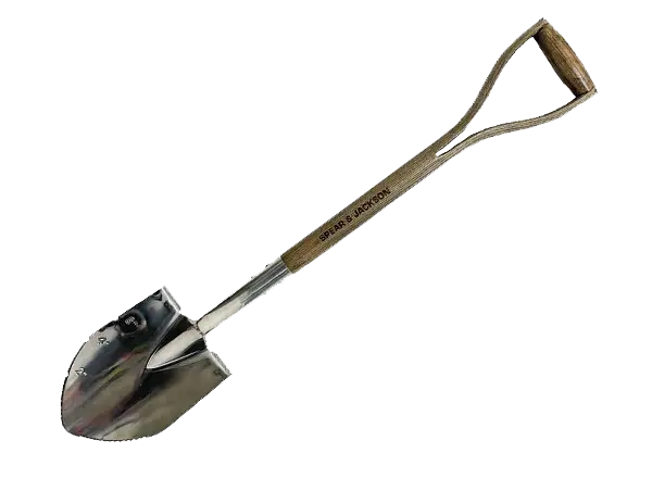 Traditional Stainless Steel Planting Spade
