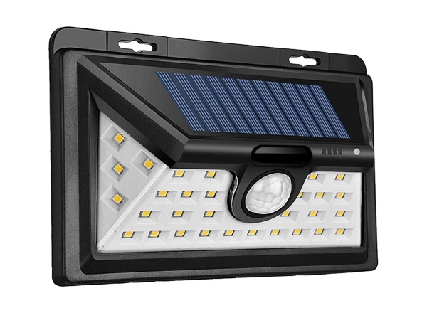 IP44 Outdoor Solar 34 LED Security Light with PIR Sensor