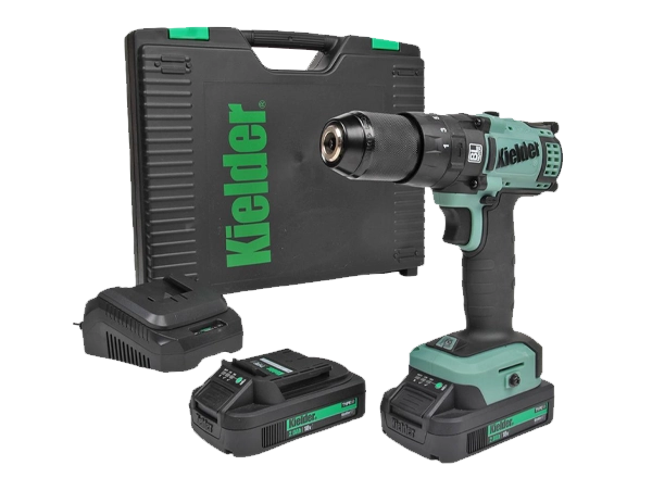 18V 2x 2Ah Li-Ion Cordless Combi Drill Kit