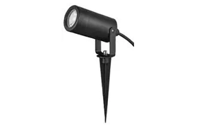 Outdoor Spike Light, GU10, Black