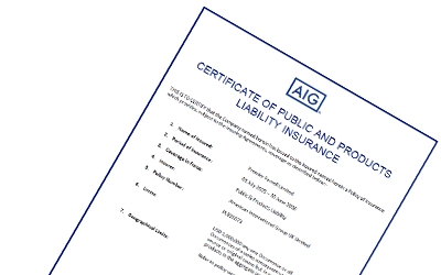 Public Liability 1m (GBP)
