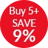 Buy 5+ Save 9%