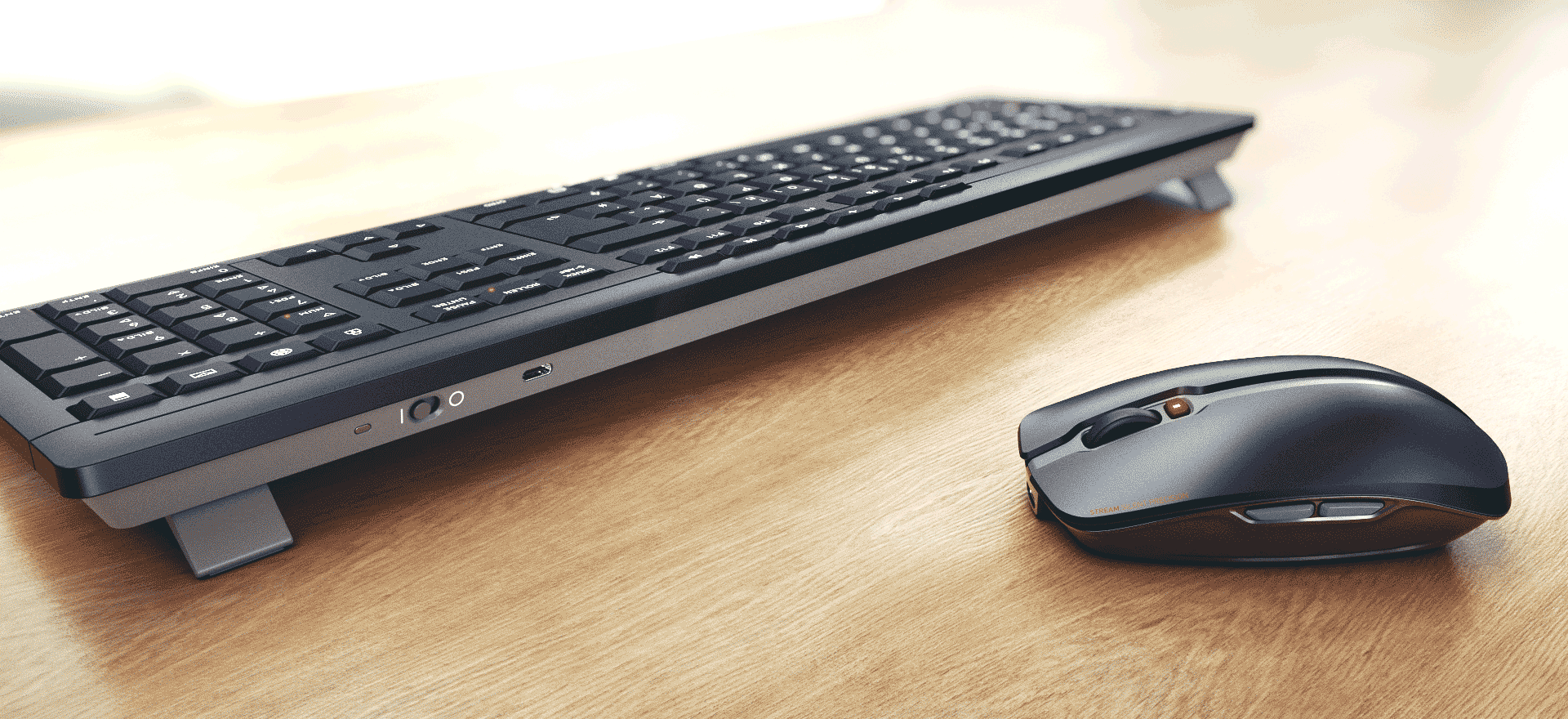 STREAM DESKTOP RECHARGE Wireless Keyboard and Mouse Set